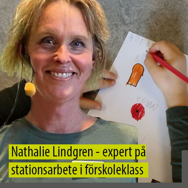 Nathalie Lindgren leder kursen Kartläggning i förskoleklass