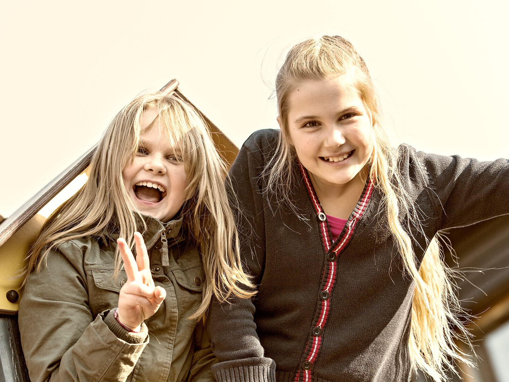 Elever som är glada